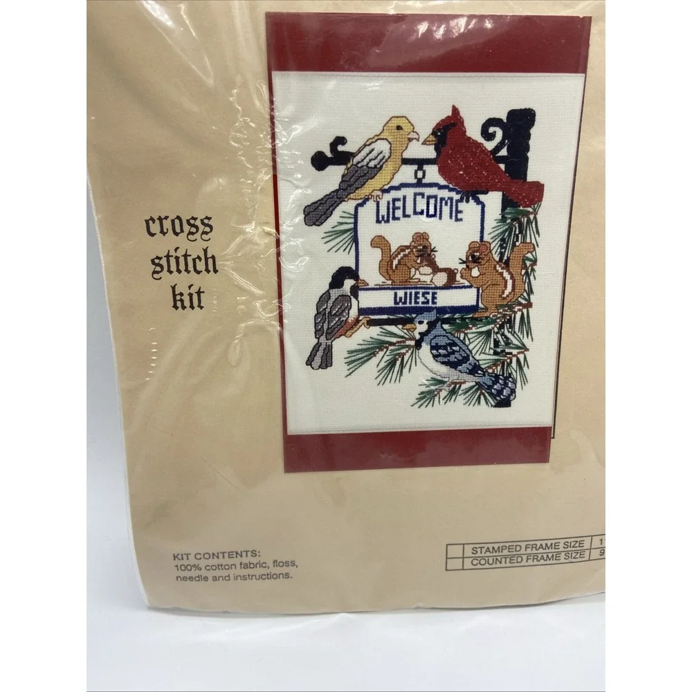 Patty Ann Creations Welcome Home #469 Cross Stitch Kit